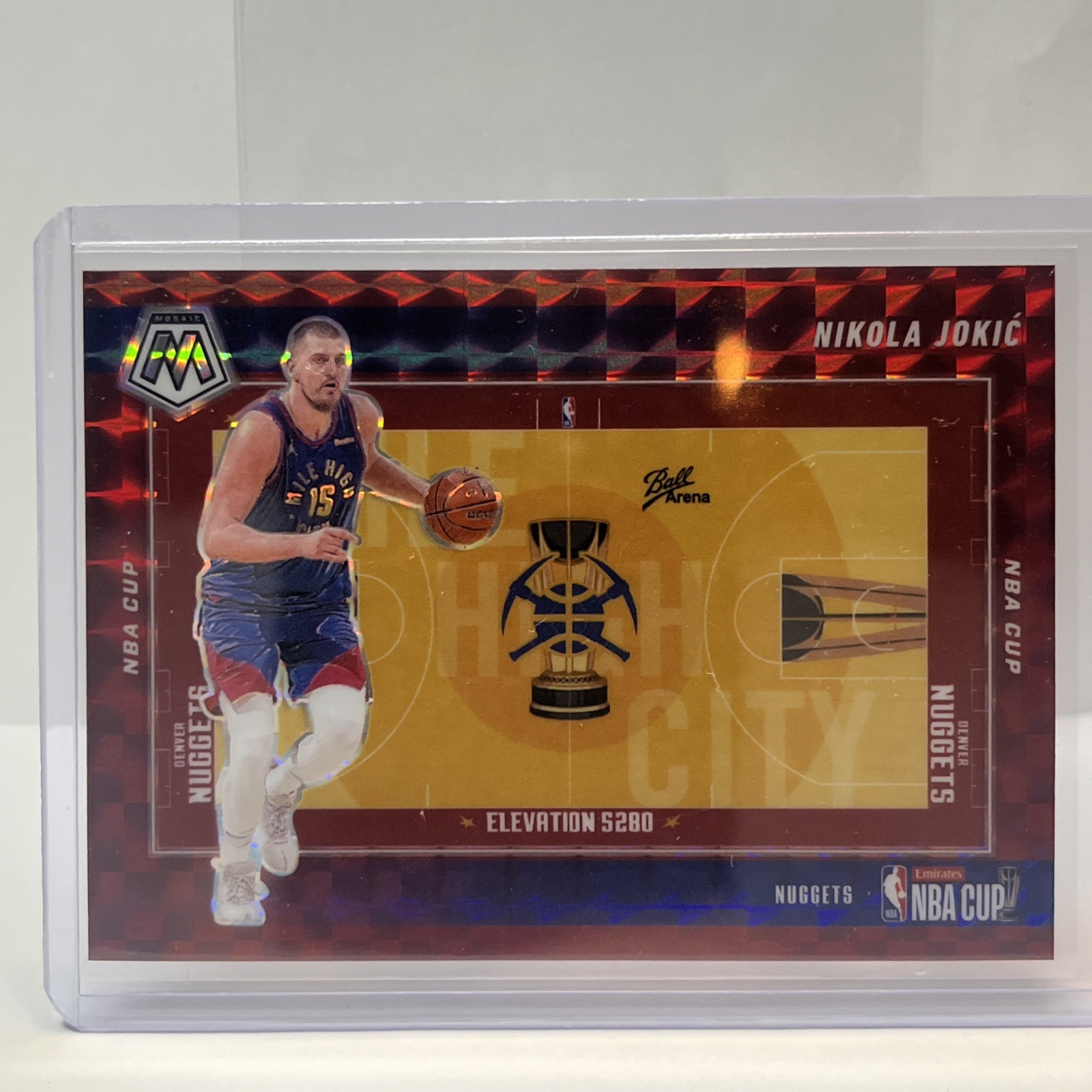 Nikola Jokic 2024-25 Panini Mosaic NBA Cup Mosaic Prizm #1