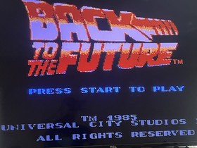 Nintendo nes cartridge 2 games.. Milons Secret Castle, Back To Future Carts Only