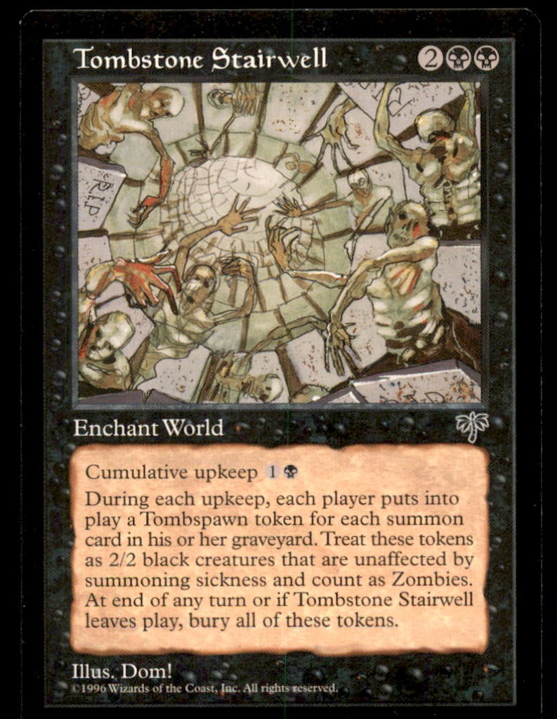 MTG Tombstone Stairwell LP Light Play Mirage [4862]