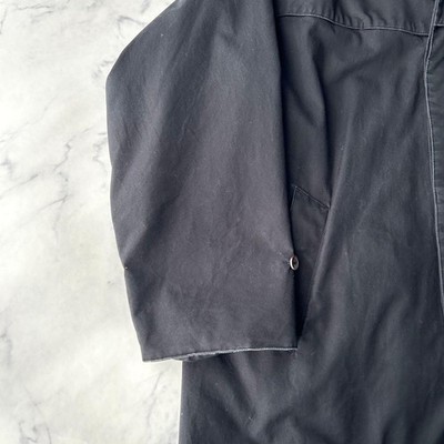 AURALEE High Count Cloth Batting Long Coat Black Size 4 L 17AW