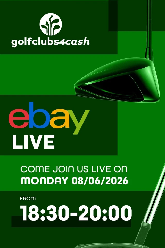 Golfclubs4cash Ebay Live! Europe's Largest Used Golf Selection. £1 Starts⛳