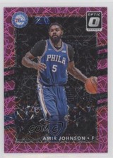 2017-18 Panini Donruss Optic Pink Velocity Prizm 23/79 Amir Johnson #115 a3q
