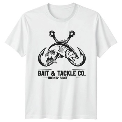 Bait Tackle Co Hookin Since T-Shirt Angler Sportangeln Vatertag