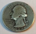 1944 90% Silver  Washington, Quarter  Circulated