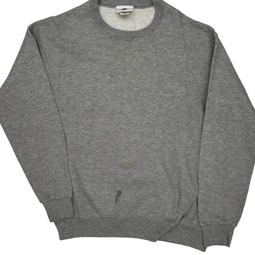 Pro Spirit Blank Sweatshirt - Medium Gray Cotton Blend View 4