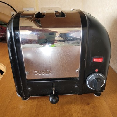 Dualit 2 Scheiben Toaster Schwarz Edelstahl - Modell 2 BROT 