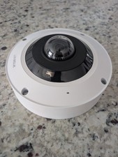 Hanwha WiseNet XNF-9013RV Fisheye 12MP Security Camera with IR  AI - White