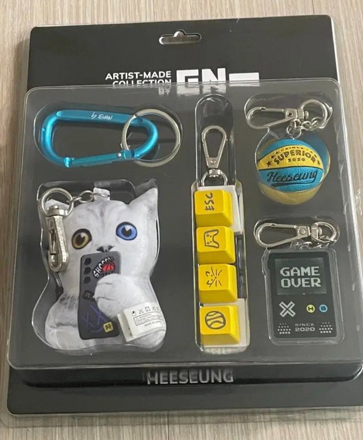 ENHYPEN HEESEUNG UNSERIOUS KEYRING PACK_Artist-Made Collection by ENHYPEN_Rare