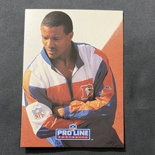 1991 Pro Line Portraits Steve Atwater #283 Base Set Denver Broncos NFL