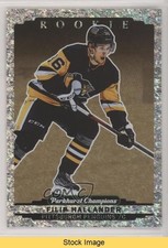 2022-23 Parkhurst Champions Rookies Gold speckled Filip Hallander #294 READ au6