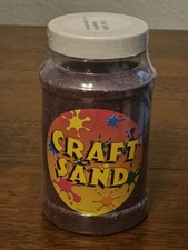 NEW 22 Oz Jar Dark Purple Craft Sand
