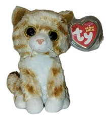 Ty Beanie Baby - BOOTIES the Orange Tabby Cat 6" NEW MWMTs Plush Stuffed Animal