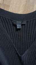 Women COS Dress Black Viscose L