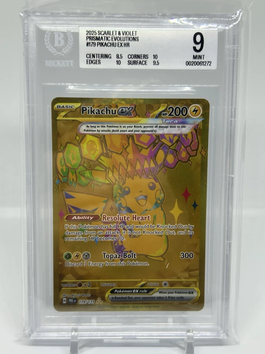 Pikachu Pokémon TCG Beckett Grading Services (BGS) Individual