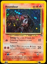 Houndour 5/75 Neo Discovery Holo Rare 🌀 2X TAIL SWIRL Vintage Pokemon - MP/LP on eBay