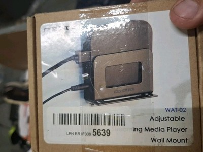Adjustable Small Device Wall Mount Holder for Apple TV,ROKU,Router,Modem and ...