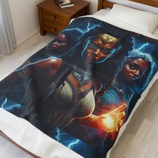 Superhero-Inspired Velveteen Plush Blanket, Cozy Throw for Fans, Perfect ...