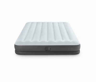 Intex Air Mattress Inflatable Compact QUEEN Mid Rise 12'' Internal USB Pump NEW