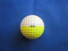 Vintage KRSTEN Ping Eye 2 Two Tone Yellow  White 4 Golf Ball