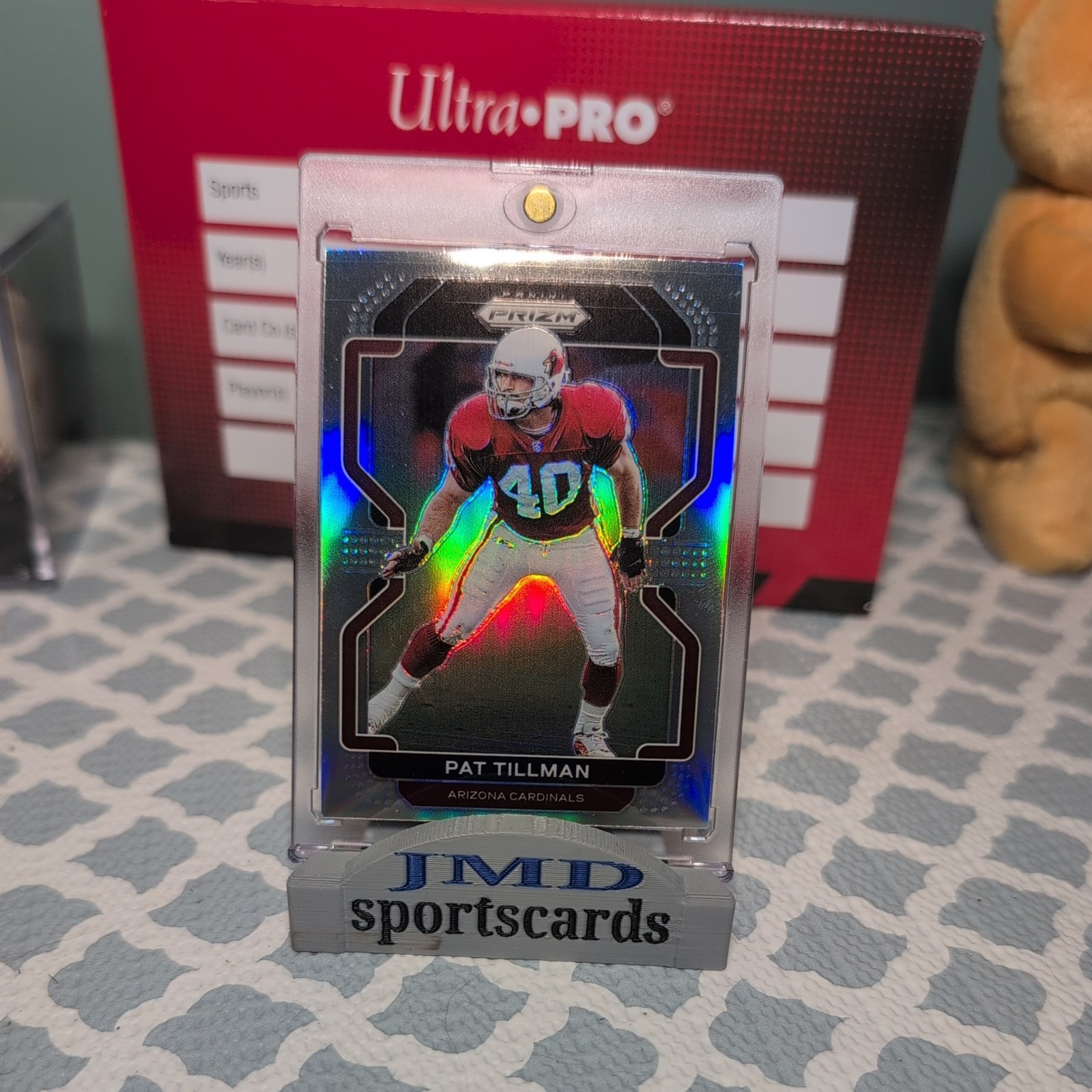 Pat Tillman - 2021 Panini Prizm - #83 Silver Prizm clean 83