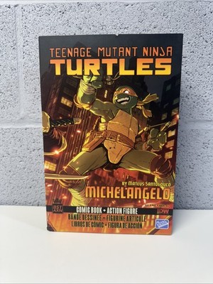 TMNT - Michelangelo Figure & Comic Loyal Subjects. BST AXN. New.