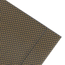 2 Pcs 3K Carbon Fiber Sheet 250x100x3mm Board with Gold Metallic Threads