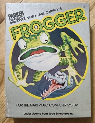 Frogger Parker Brothers SELTEN Atari 2600 Sears Video Game OVP  
