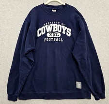 NFL Dallas Cowboys Sweatshirt Gridiron Classic Reebok Football 90s Sz L Crewneck