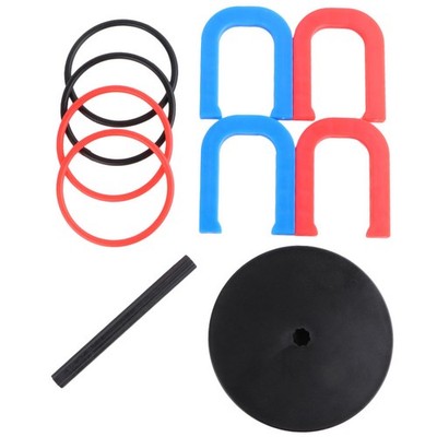  2 Kit/18Pcs Ring Toss Spiel Hufeisen Werfen Hinterhofspiele Kinderspielzeug