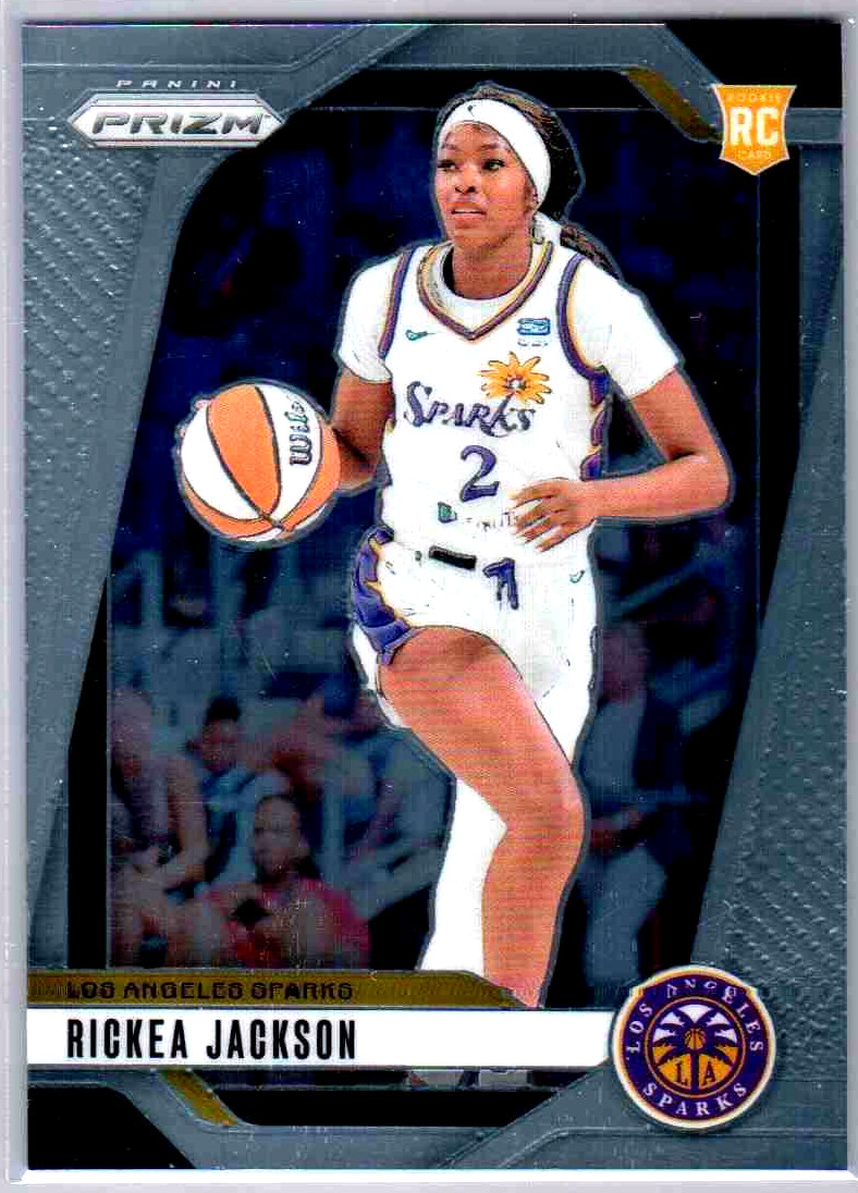 2024 Panini Prizm WNBA Rickea Jackson (RC) #60 ROOKIE Los Angeles Sparks