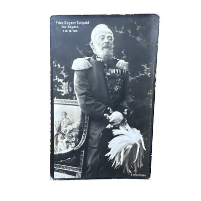 Ansichtskarte Postkarte Prinz Recent Luitpold von Bayern Adel Todeskarte 1912 Gl