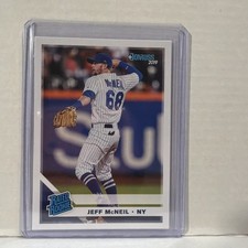 Jeff McNeil 2019 Panini Donruss Rated Rookie New York Mets Card #40