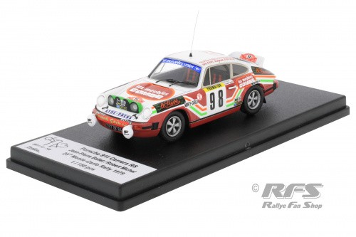 Porsche 911 Carrera Rs Rallye Rally Monte Carlo 1979 Ballet 1:43 Trofeu-image
