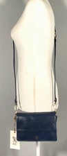 HOBO Jill Phone Blue Leather Crossbody Bag NWT