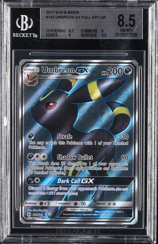 Umbreon-GX graded BGS 8.5 for sale on eBay