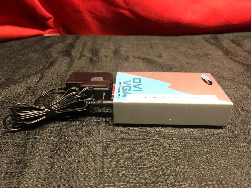 Gefen DVI to VGA Conversion Box DVI2VGA ECO1 with AC Power Adapter - Image 2 of 4