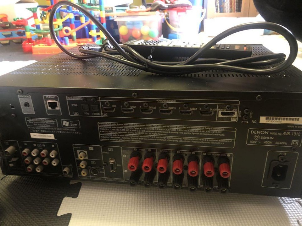 Denon 7.1 Home Theater NEW Network AV Receiver W/ HDMI Switching AVR ...