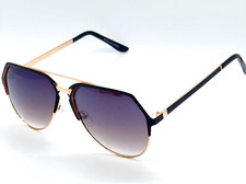 Classic Square Aviator Sunglasses for Women Men Retro Hexagon UV400 Protection
