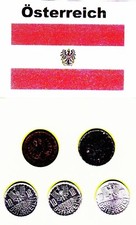 Österreich 10 Groschen Kursmünzen JaeNr.451+452