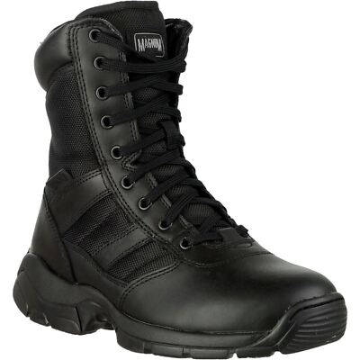 Magnum Panther 8.0 Side-Zip Leder/Nylon Schwarz Sicherheitsstiefel Neu