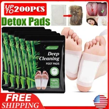 10~200 Foot Detox Patches Pads Toxins Deep Cleansing Herbal Organic Slimming Pad