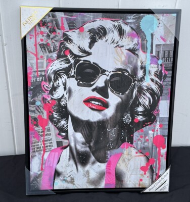Instinct Style by Art Remedy Marilyn Monroe Wall Art Dior, Louis Vuitton Gucci
