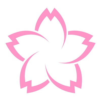 Japanese Sakura Cherry Blossom Flower Vinyl Decal Art for Cars