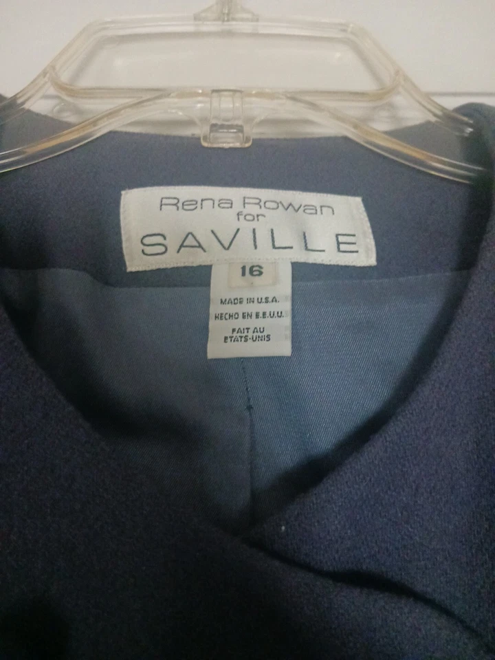 Jones New York  Multi Color Wool Womens Suit Jacket  Vintage Size 16 - Image 3 of 4