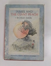1961 James and the Giant Peach Roald Dahl 1st Edition 5 line Colophon Book 
