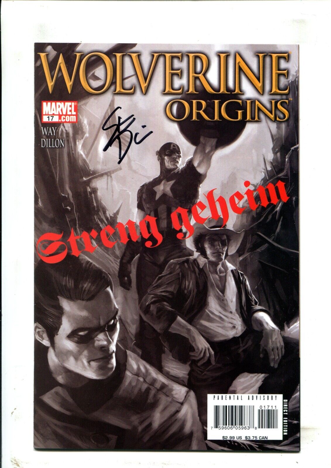 Wolverine: Origins #17 - Signed by Steve Dillon / Djurdjevic Cover (9.0) 2007
