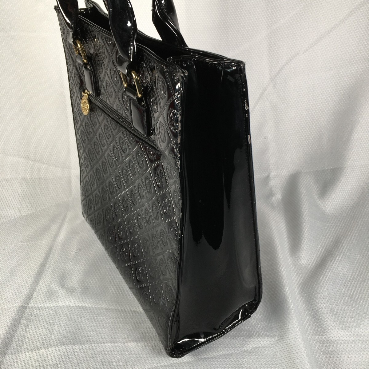 Christian Lacroix 黒 本革 ハンドバッグ ヴィンテージ y2k Christian Lacroix 黒 本革 ハンドバッグ ヴィンテージ y2k
