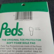 Peds Foot Covers Suntan 6 Pairs in Pack Nylon Style 2000, 2400 & 2904 Vintage 