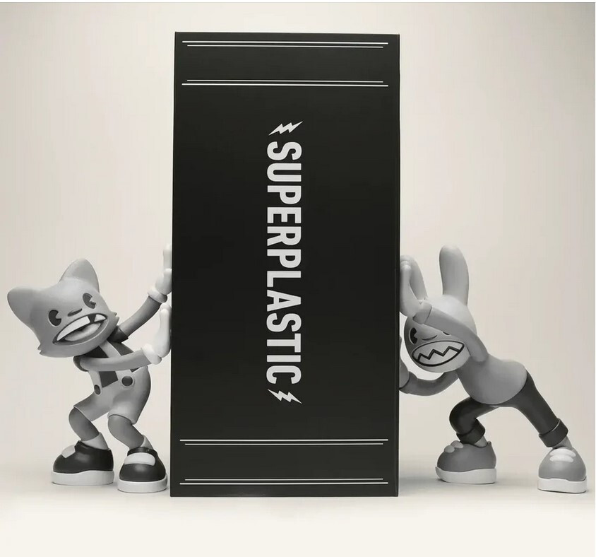 SUPERPLASTIC LIL HELPERS 8IN BOOKENDS SET LIMITED EDITION 500