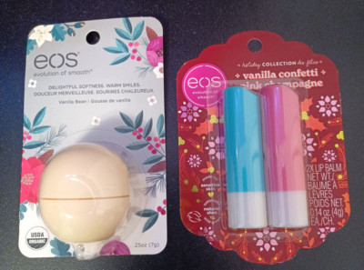 New Lot of eos Lip Balms